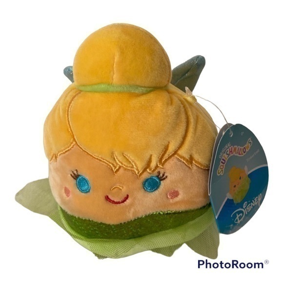 DIsney Squishmallows Tinkerbell Squishmallow 5 “ Disney Plush Stuffed Animal NWT - Picture 1 of 5
